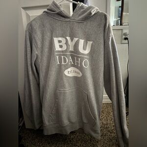 Gray BYU Idaho Hoodie Sweatshirt